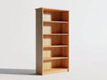 Bibliothèque - Bois - 88x33x182 cm - Bois clair - Style naturel