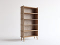 Bibliothèque - Bois - 92x36x188 cm - Chêne naturel - Scandinave