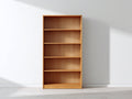 Bibliothèque - Bois - 86x32x176 cm - Bois naturel - Moderne