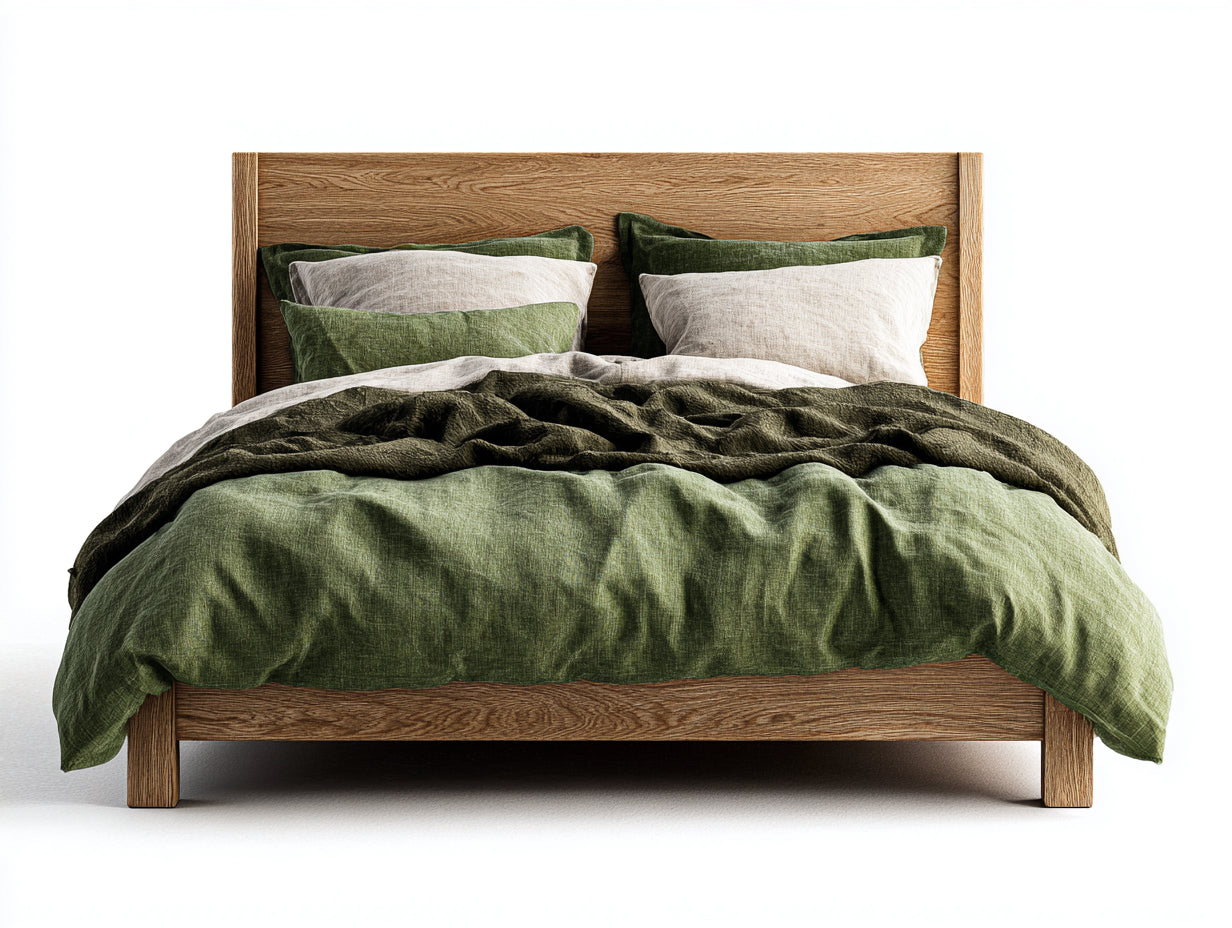 Lit double-bois-211x171x94 cm-naturel-style rustique