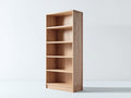 Bibliothèque - Bois - 78x34x185 cm - Chêne naturel - Contemporain