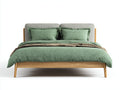 Lit double-bois-tissu-212x172x98 cm-naturel-gris-style contemporain