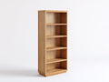 Bibliothèque - Bois - 84x32x176 cm - Bois miel - Style classique