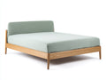 Lit double-bois-tissu-213x172x96 cm-naturel-vert-style minimaliste