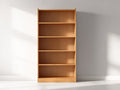 Bibliothèque - Bois - 80x30x182 cm - Chêne clair - Scandinave